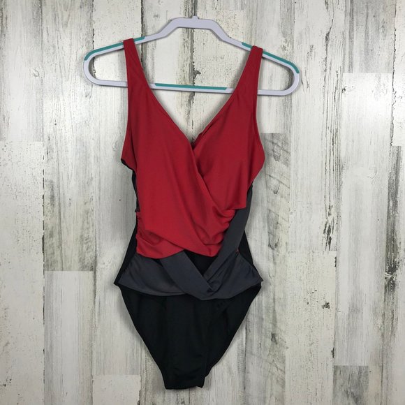 d & co Beach Other - d & co Beach swimsuit one piece wrap padded 8